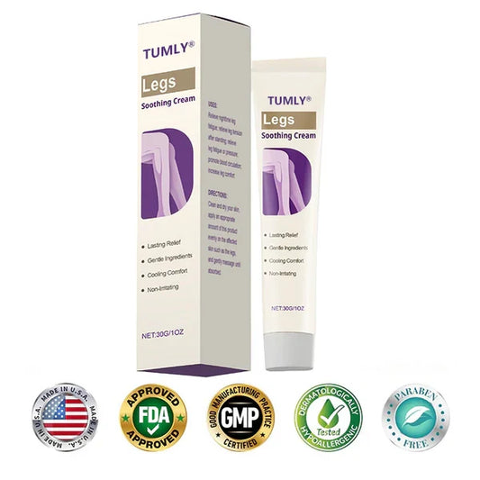 Mayo Clinic recommends👨⚕️: TUMLY® Legs Soothing Cream