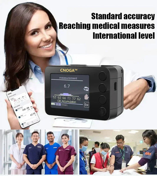 CNOGA™ Advanced Non-Invasive Glucose Monitor-99.9% Accuracy + Exclusive Gift ✅TGA Approved