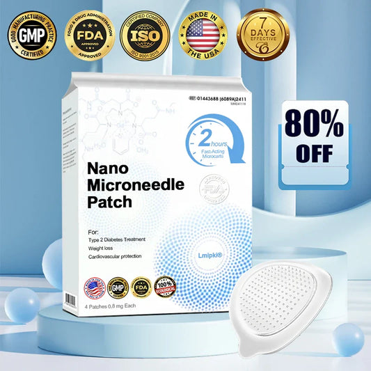【Genuine Preferred🥇】NIDDK-Tirzepatide Nano Microneedle Patch 🇺🇸🧀(Zero Pain, 24/7 Release | Lose 20lbs FAST | 90% Sugar Drop | )