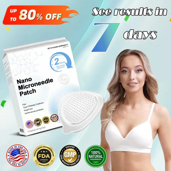 【Genuine Preferred🥇】NIDDK-Tirzepatide Nano Microneedle Patch 🇺🇸🧀(Zero Pain, 24/7 Release | Lose 20lbs FAST | 90% Sugar Drop | )