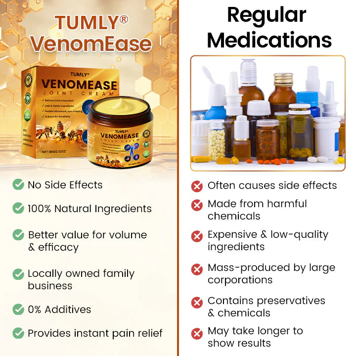 Made and Shipped from USA ✨TUMLY® VenomEase Joint Cream(AAD Recommended👨⚕️)