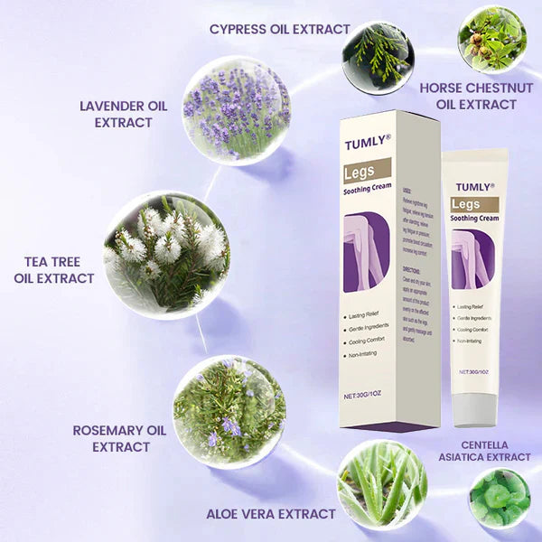 Mayo Clinic recommendsđ¨ââď¸: TUMLYÂŽ Legs Soothing Cream