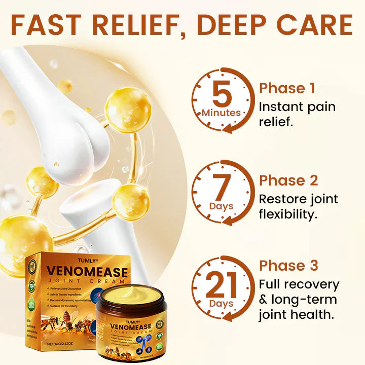 Made and Shipped from USA ✨TUMLY® VenomEase Joint Cream(AAD Recommended👨⚕️)