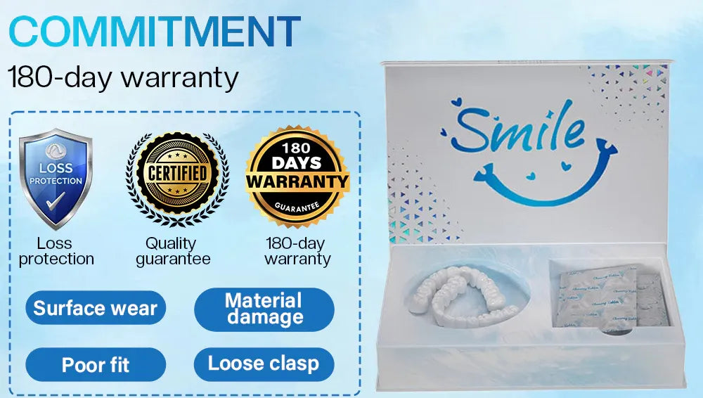 Official Store | Moldable Dentures🧑🏽‍⚕️Obtain American Dental Association (ADA) Certification ✅