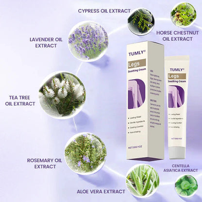 Mayo Clinic recommends👨‍⚕️: TUMLY® Legs Soothing Cream